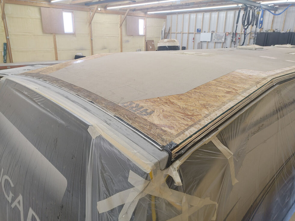 rv roof before repair