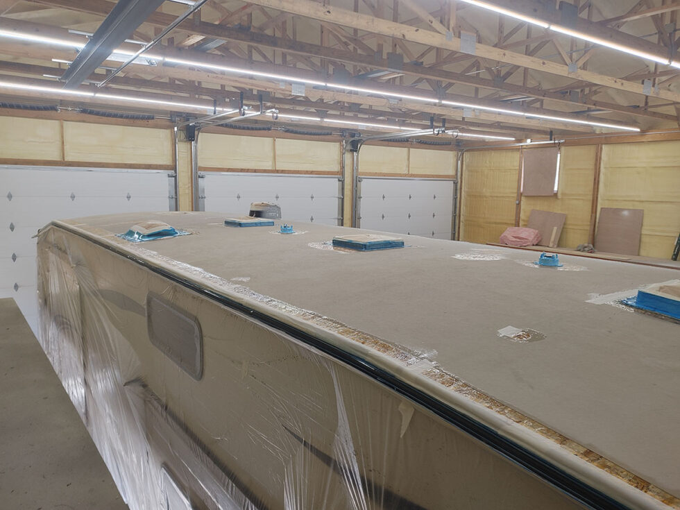 rv roof before repair