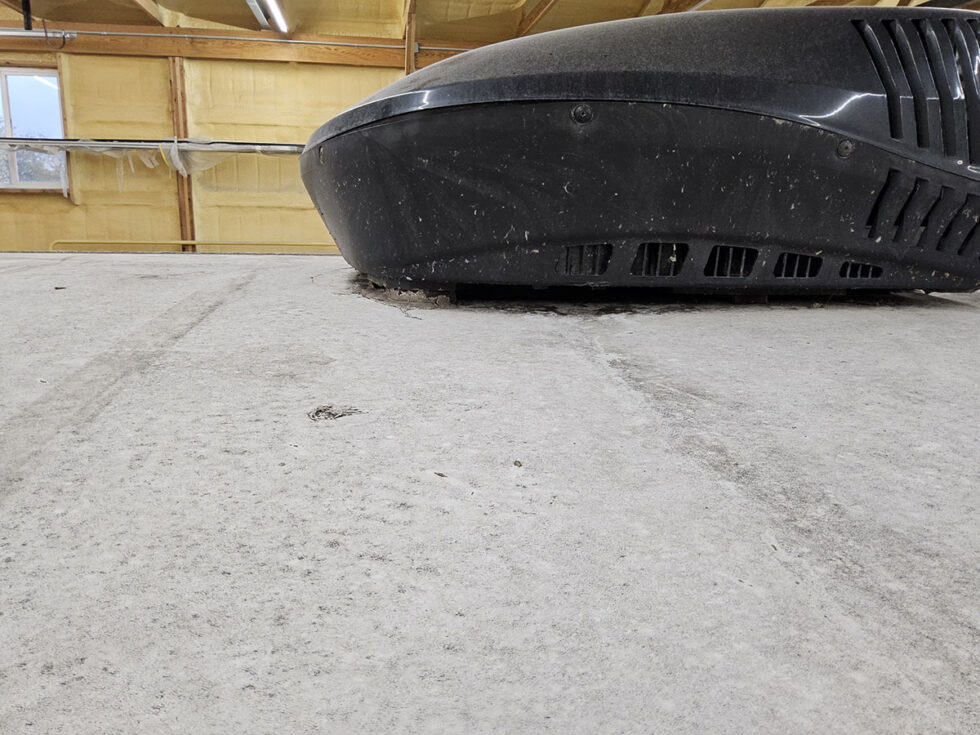 Fifth Wheel having roof repaired at Midwest RV Roof