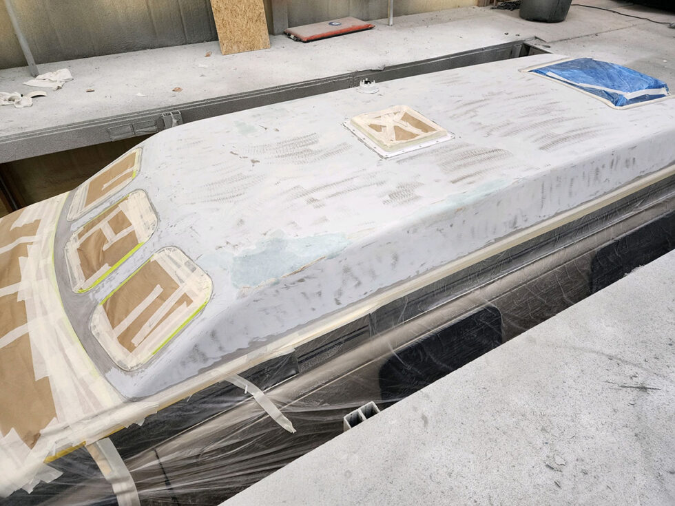 Roadtrek van roof repair