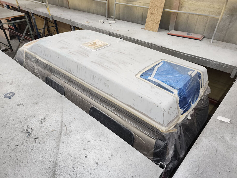 Roadtrek van roof repair