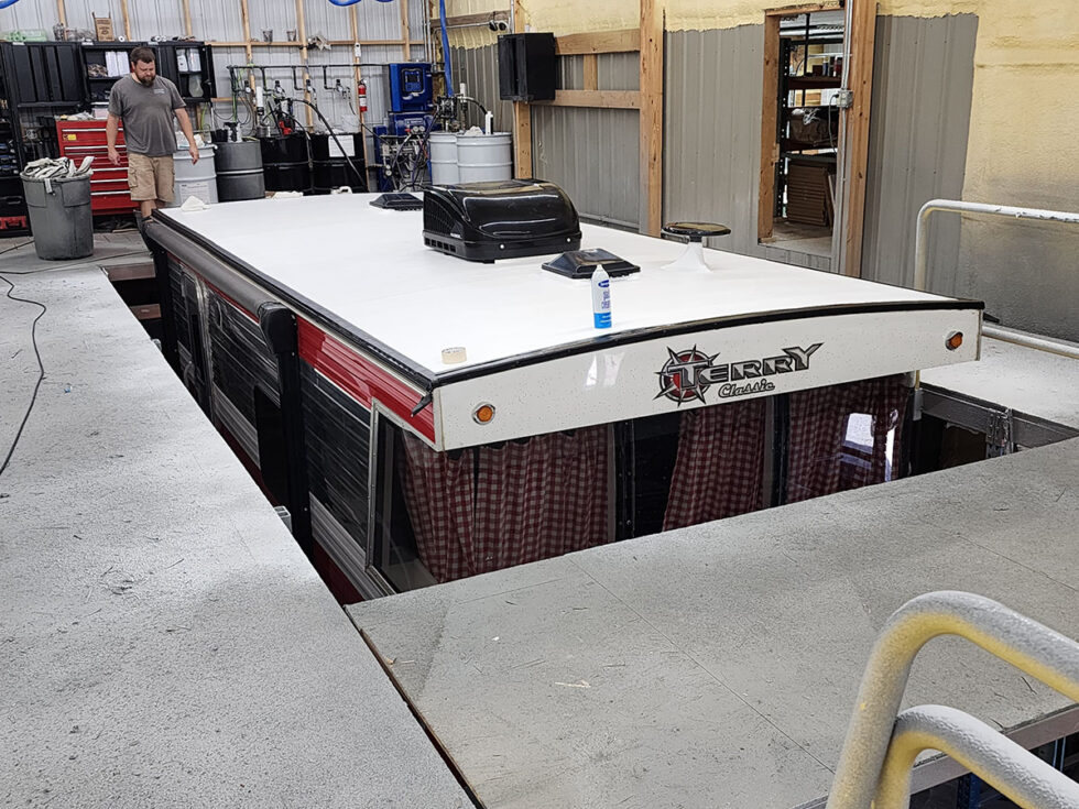 rv after flexarmor roof applied