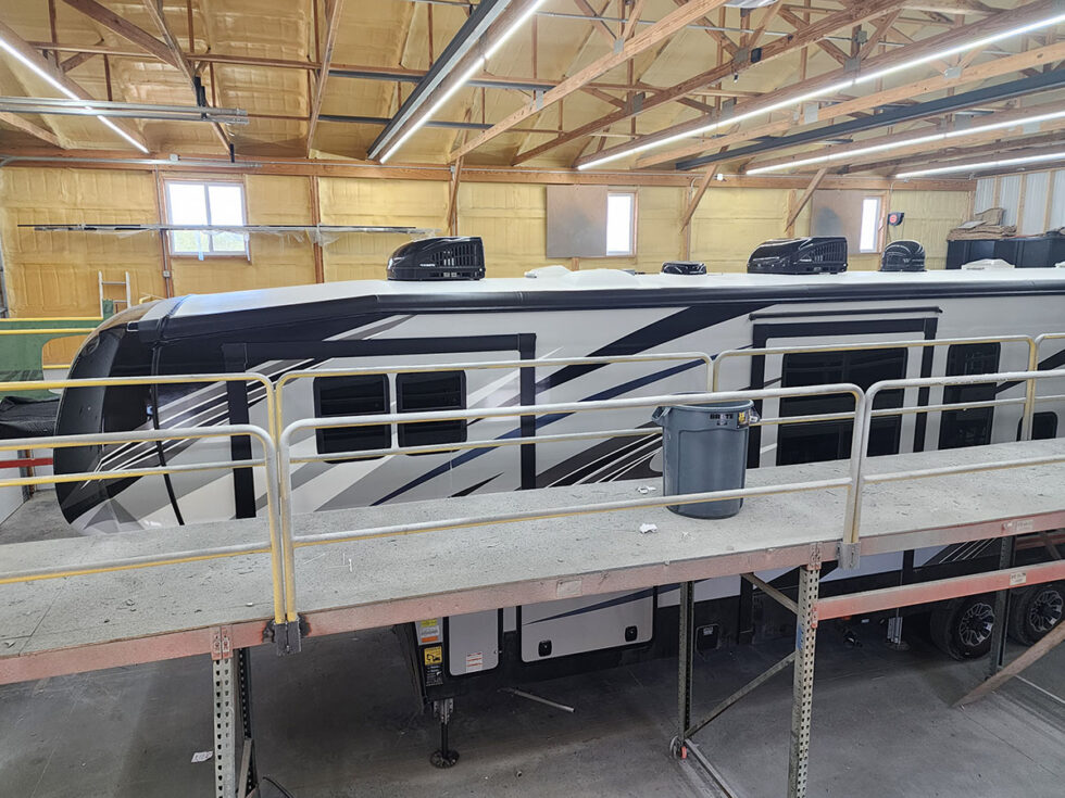 rv with new flexarmor roof